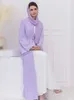 Etnische kleding Ramadan Open Moslim Kimono Abaya Dubai Turkije Islam Arabische abaya's voor vrouwen hijab Jurk Ka Robe Femme Musulmane Kaftans T240510