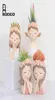 Roogo design little fairy girl flower pots succulent pots garden planters home decor 2109222399752