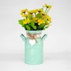 Vazen Vintage Shabby Metal Flower Vase Tin Pitcher Jug Plants Wedding Bucket Home Garden Decoratie Dineerbar IJzeren Crafts