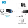 5.0 NOUVEAU USB BLUETOTH TV INTERFAIRON AUDIO EMITTER USB / 3,5 mm Interface