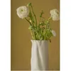 Vasos decoração de vaso original elegante moderno branco exclusivo ornamento de cerâmica redonda redonda nórdica minimalista Design Florero Room Decor