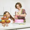 ベーキングツールノズル配管ケーキ装飾菓子機器キッチンアクセサリー再利用可能なペストリーバッグとベーカリーセットアイシングソケット