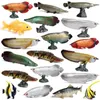 Ocean Sea Life Simulation Animal Model Diver Fluund Tuna Grouper Tropical Fish PVC Action Toy Figures Kids Collection Toys 240510