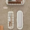 Cuisine Storage 1PCS Pour ustensiles Du camions-coiffures Boîte d'organisateur Boîte de dortoir Home Dormware avec plateau de vidange Plastique