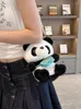 Sac Femmes Carton mignon avec fermeture éclair panda peluche.