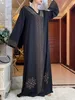 Vêtements ethniques New2024 printemps africain African Abaya Fabric de mousseline perlé de haute qualité