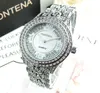 Armbandsur Contena 6449 Womens Watches Ladies rostfritt stål Sterling Silver Diamond Watch Water Resistant Quartz Wrist för WOM5102387