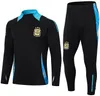 2024 2025 Argentina men kids soccer tracksuit training suit jersey kit 23 24 25 MESSIS MARADONA DI MARIA mens football tracksuits jogging jacket survetement chandal