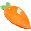 Plates Ceramic Carrot Sushi Dipping Bowl Flavor Dish Porcelain Saucer Candy Nut Seasoning Dinnerware Easter Decorations