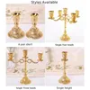 Bandlers Style European Metal Candlestick Weddder Party Party Home Decor Gift