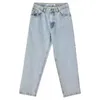 Polar Big Boy Dżinsy Męskie Projektowanie Pants Hip Hop Jorts Y2K Spodnie Skate Streetwear retro dżinsowe kreskówki graficzne haft luźne luźne ubrania harajuku 173i