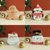 Gift Wrap 2024 Merry Christmas Iron Candy Cookies Boxes Decorations For Home Year Xmas Gifts Box Ornaments