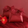 Geschenkverpackung kreativer PU Leder Handtasche Hochzeits Geburtstagsfeier Überraschung Freundin Valentinstag Schokoladenverpackung Tasche tragbar