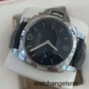Quartz Wrist Watch Panerai LUMINOR Series Mechanical Swiss Watch Calendar Display Men's Watch 42mm Automatic Mechanical Black Disc PAM01392