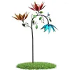 Gartendekorationen Sonnenblumen Wind Spinner tragbare Yards und Gärten Dekoration Windmühle langlebige rotierende Blume für