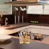 キッチンストレージ用品ホルダーシルバーウェアカトラリーカウンタートップフラットウェアオーガナイザー箸スプーンラックツール