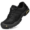 Frete grátis Homens homens Running Shoes Running Anti-Slip Breathable Conforto Solid Mesh Canvas Khaki Black Mens Trainers Sport Sneakers Gai