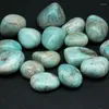 Dekoratif Figürinler Doğal Amazonit Dökülmüş Mineral Enerji İyileştirici Kristaller Şanslı Taşlar Koleksiyonu Ev Dekorasyon Hediyesi 20-30mm