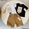 Designer t Kid Shirt Childrens Sets klassische Mode Babykleidung Sommer Jungen Mädchen Kurzarm Luxusbrand Briefe Kleinkind Kleidung CSG2403294-8