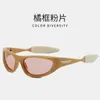 Nouvelles verres personnalisés Yk Technology Sensation Lunettes de soleil Mentide Instagram Technology Sensation Future Style Sunglasses Womens Sweet Cool Style