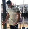 Heren T-shirts Kleding Summer Gyms Fashion Running T-shirt Cool korte mouwen ronde nek T-shirt Men vrouwen ontwerper t-shirt drop levering a otjyv