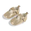 First Walkers Kidsun Spring Baby Girls Chaussures Soft Sole Anti Slips Cross Ballet Born Born Préwalker Princess Marid Robe