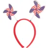 Bandanas Headgear Independence Day Headress Miss Hair Band Plastic 4 juillet.