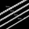 Hip Hop Sterling Sier White Color Diamond 6mm Moissanite Tennis Colares