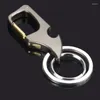 Ganchos cadeia de chave de metal com abridor de garrafa pingente de carro criativo cintura pendurada faca multifuncional pequena para homens