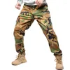 Męskie spodnie mege marka taktyczna jogger amerykańska armia kamuflaż cargo streetwear men Praca spodni noszą odporną wiosenną jesień miejski