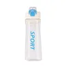 Butelki z wodą w wysokiej temperaturze kubek ze słomy 750 ml sportowa butelka jeden kliknięcie -UP Pokrywa na siłownię fitness