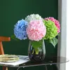 Fiori decorativi idratante idrangea macrophylla fascio di fiori simulato fiore bionic secco soggiorno decorazione da tavolo da pranzo