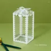 Enveloppe-cadeau 10pcs / pack Boîtes d'emballage d'impression transparent