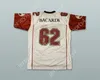 CUSTOM ANY Name Number Mens Youth/Kids BACARDI 62 WHITE FOOTBALL JERSEY Top Stitched S-6XL