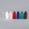 Bottiglie di stoccaggio 500 pezzi da 30 ml Contenitori cosmetici per animali domestici in plastica chiara vuota con tappo per pompa bianca 1 oz bottiglia di dimensioni da viaggio