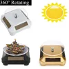 Plaques décoratives 1pc Showcase Solar 360 Turtinable Rotation Bijoux Watch Ring Phone Stand Display Organisateur Hard 4 Couleurs