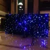 Decorazione per feste 3x3m Sfondo a led Star Star Starry Sky Curtain Wall Stage Show Wedding Show Po Shoot Schermo Sfondi Customed