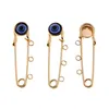 Broschen 50 PCS Lucky Eye Blue Turkish Evil Brosche Pin für Frauen Männer