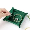 Bijoux pochettes Gift Cadeau de chevet montre une boîte de pliage de pièce pliante Organisateur en velours Chine continentale