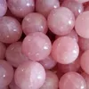 Decoratieve beeldjes 1 -st helende kristal Natuurlijk roze roze rooskwarts edelsteen baldivinatie bol 20 mm