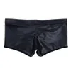 Mentide Soft Short for Sex Latex Sheat Souswear Sexy Bottom Bottom Male Patent Letise Fetish Boxer Hot Pantal