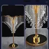 Dekoracja imprezy 2PCS Crystal Road Lead Wedding Table Centerpieces