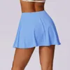 Mujeres secas rápidas anti UV a prueba de sol UV upf 50+ tenis de golf mini falda gimnasia yoga fiess wear 2 en 1 vestido