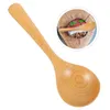 Spoons Beech Spoon Stirring Soup Ladle Natural Large Kitchen Long Handle Wooden Serving Restaurant