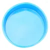 Bakvormen SV-4PCS siliconen cake-blikken ronde set rode en blauwe pan van bakbladvak met anti-stick mal