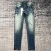 Jeans violets hommes tag un unisexe mensonge en jean jean skinny jeans skinny pantalon pour hommes dhgate lavé vieux pantalon de créateur pantalones jeans mens jeans de luxe