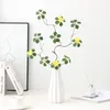 Fleurs décoratives plantes artificielles Branches d'arbres Simulation Guanyin Lotus Lave Zen Style Fake Wedding Party Home Room Decoration