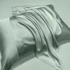 1 parça Tencel ipek düz renkli serisi tek yastık kılıfı buz saten yastık kılıfı rahat ve nefes alabilen 240510