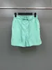 2024SS New Pocket Beach Shorts com padrão 3D sutil e 100% de poliéster 3 cores