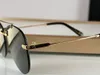 Randlose Pilot -Sonnenbrille Goldgrüne Linsen Männer Frauen entwerfen Sonnenbrillen Sommer Brillengläser Suns